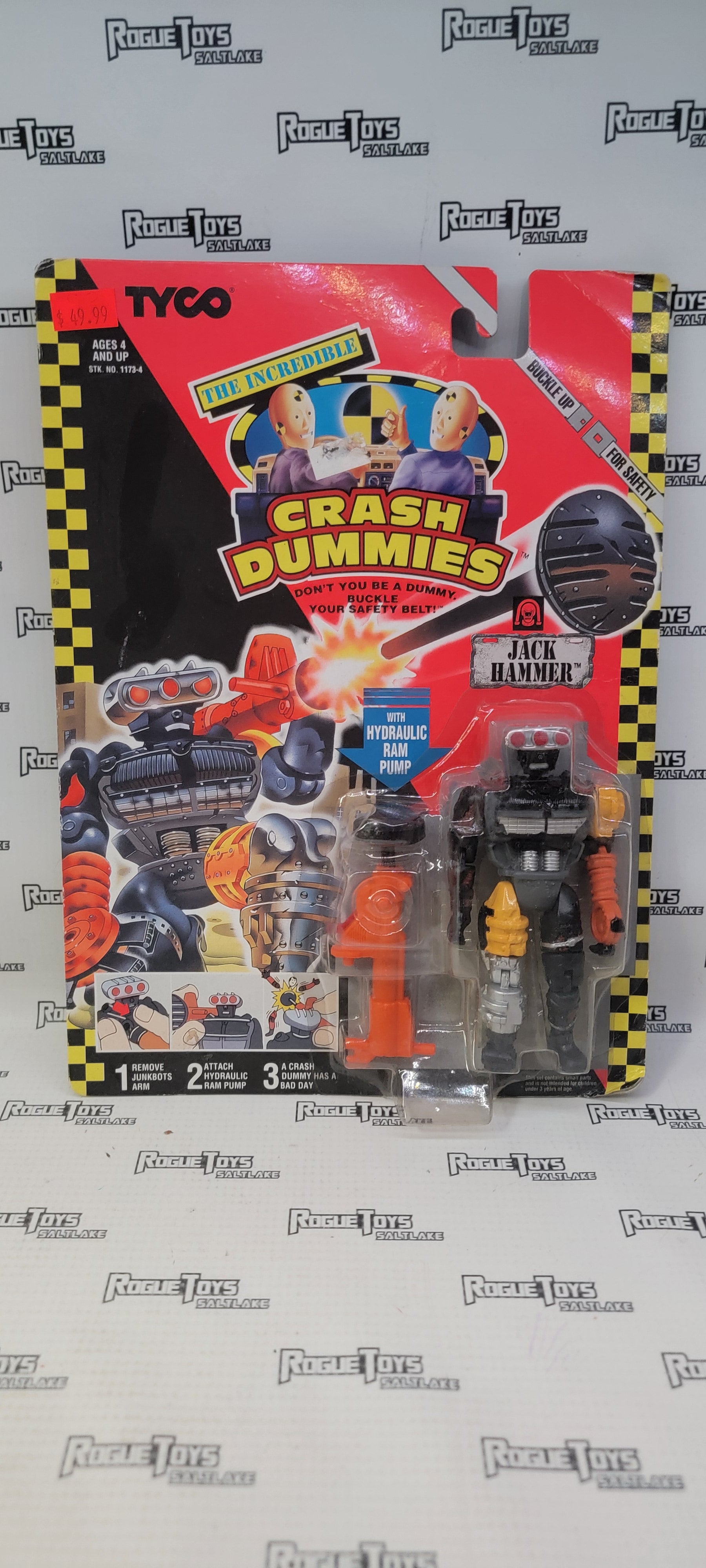 Crash Dummies Jack Hammer| Rogue Toys