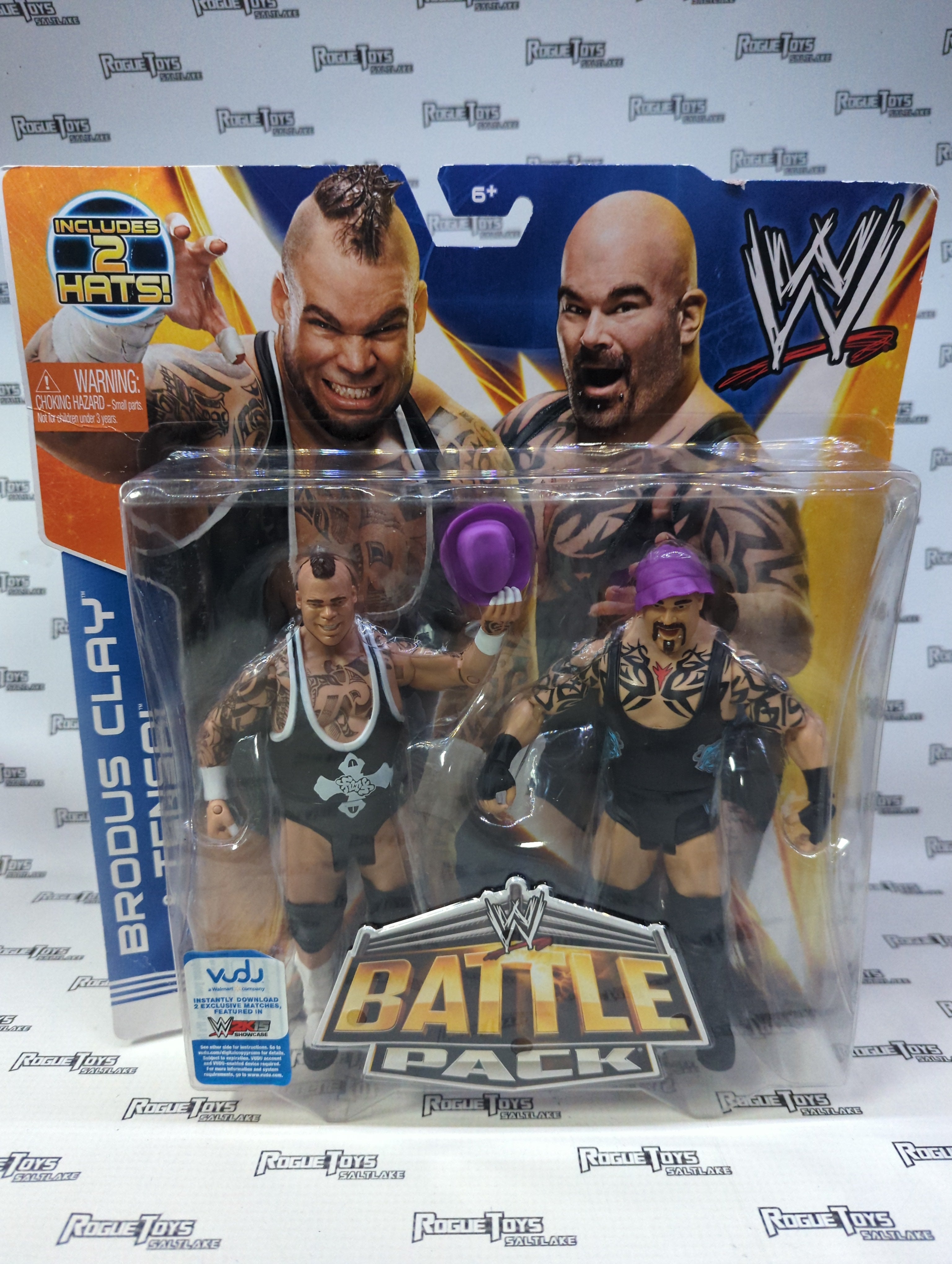 Mattel WWE Battle Pack Series Brodus Clay & Tensai| Rogue Toys