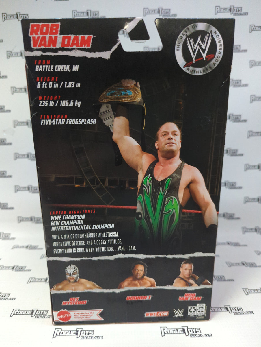 Mattel WWE Elite Collection Ruthless Aggression Series Rob Van Dam ...