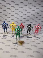 Bandai Vintage Mighty Morphin' Power Rangers Flip- Head set of 6
