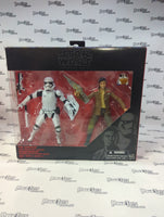 Hasbro Star Wars The Black Series Poe Dameron & First Order Riot Control Stormtrooper
