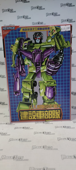 Newage Legendary Heroes Hephastus (Devastator) sets A-D