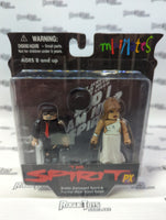 Diamond Select Minimates Previews Exclusive The Spirit Battle Damaged Spirit & Formal Wear Sand Saref Two Pack