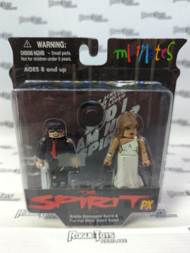 Diamond Select Minimates Previews Exclusive The Spirit Battle Damaged Spirit & Formal Wear Sand Saref Two Pack