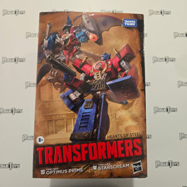 Hasbro Transformers HEARTS OF STEEL- Optimus Prime / Starscream