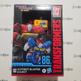 Hasbro Transformers Stiudio Series 86- Blaster & Eject