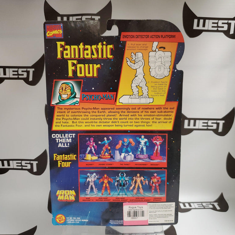 Toy Biz Fantastic Four Psycho Man - Rogue Toys
