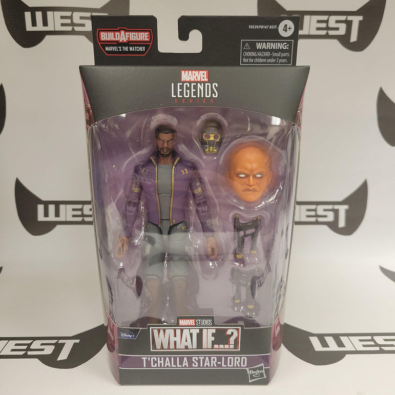 Hasbro marvel legends what if? t'challa star lord