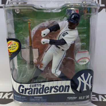 McFarlane Toys MLB Series 30 Curtis Granderson (Tigers '09 White Uniform)