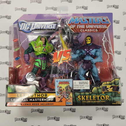 MATTEL DC Universe Vs. Masterd of the Universe Classics, Lex Luthor Vs. Skeletor (Toys R' Us Exclusive) - Rogue Toys