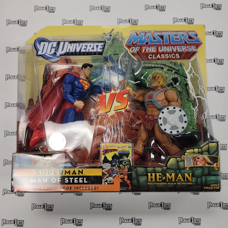 MATTEL DC Universe Vs. Masterd of the Universe Classics, Superman Vs. He-Ma (Toys R' Us Exclusive) - Rogue Toys