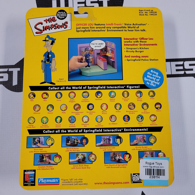 PLAYMATES The Simpsons Series 7, Officer Lou