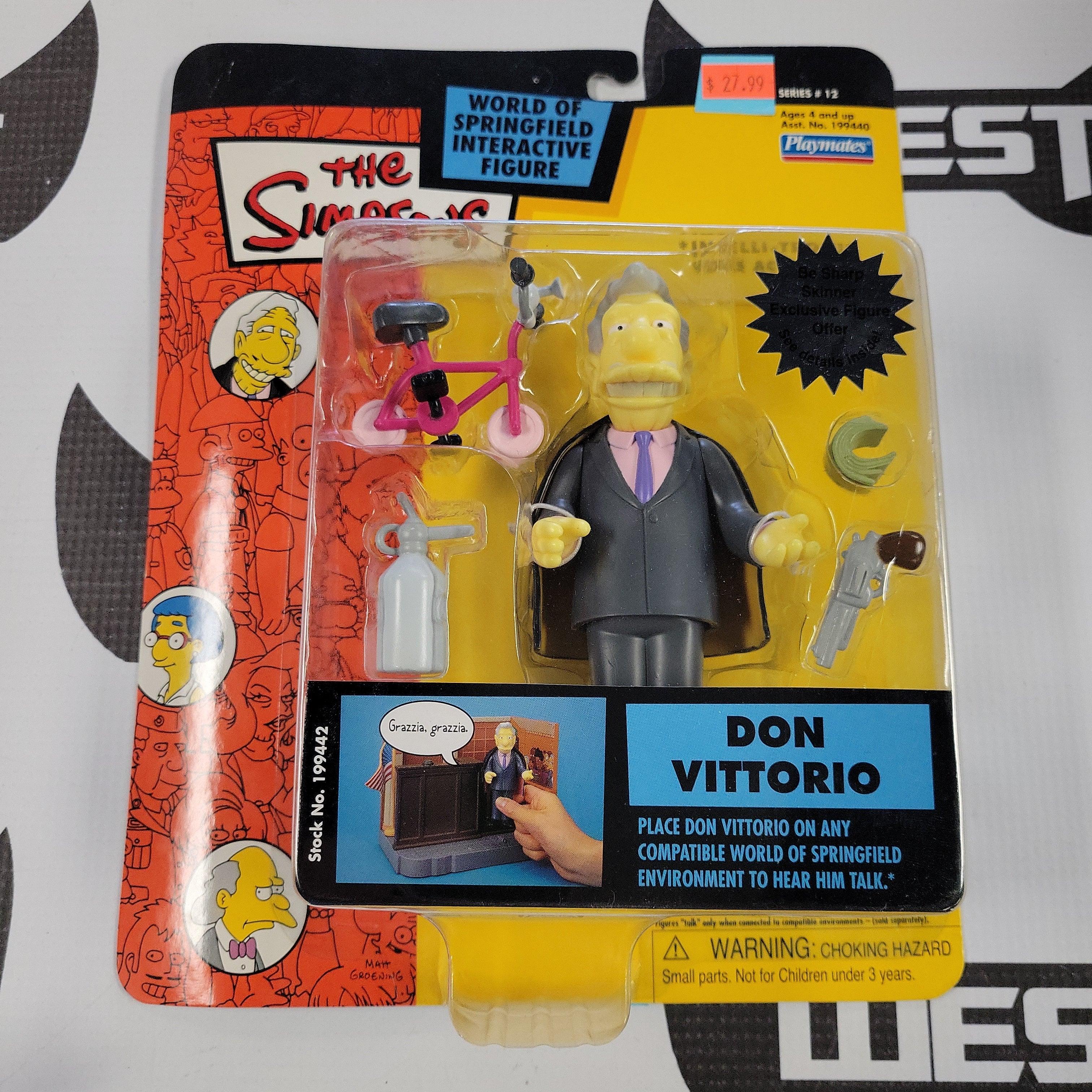 PLAYMATES The Simpsons Series 12, Don Vittorio - Rogue Toys