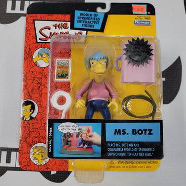 PLAYMATES The Simpsons Series 14, Ms. Botz - Rogue Toys