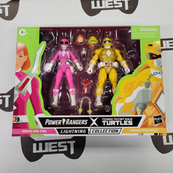 HASBRO Power Rangers & Teenage Mutant Ninja Turtles Lightning Collection, Morphed April O'Neil (Pink Ranger) & Morphed Michelango (Yellow Ranger) - Rogue Toys