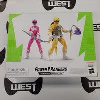 HASBRO Power Rangers & Teenage Mutant Ninja Turtles Lightning Collection, Morphed April O'Neil (Pink Ranger) & Morphed Michelango (Yellow Ranger) - Rogue Toys