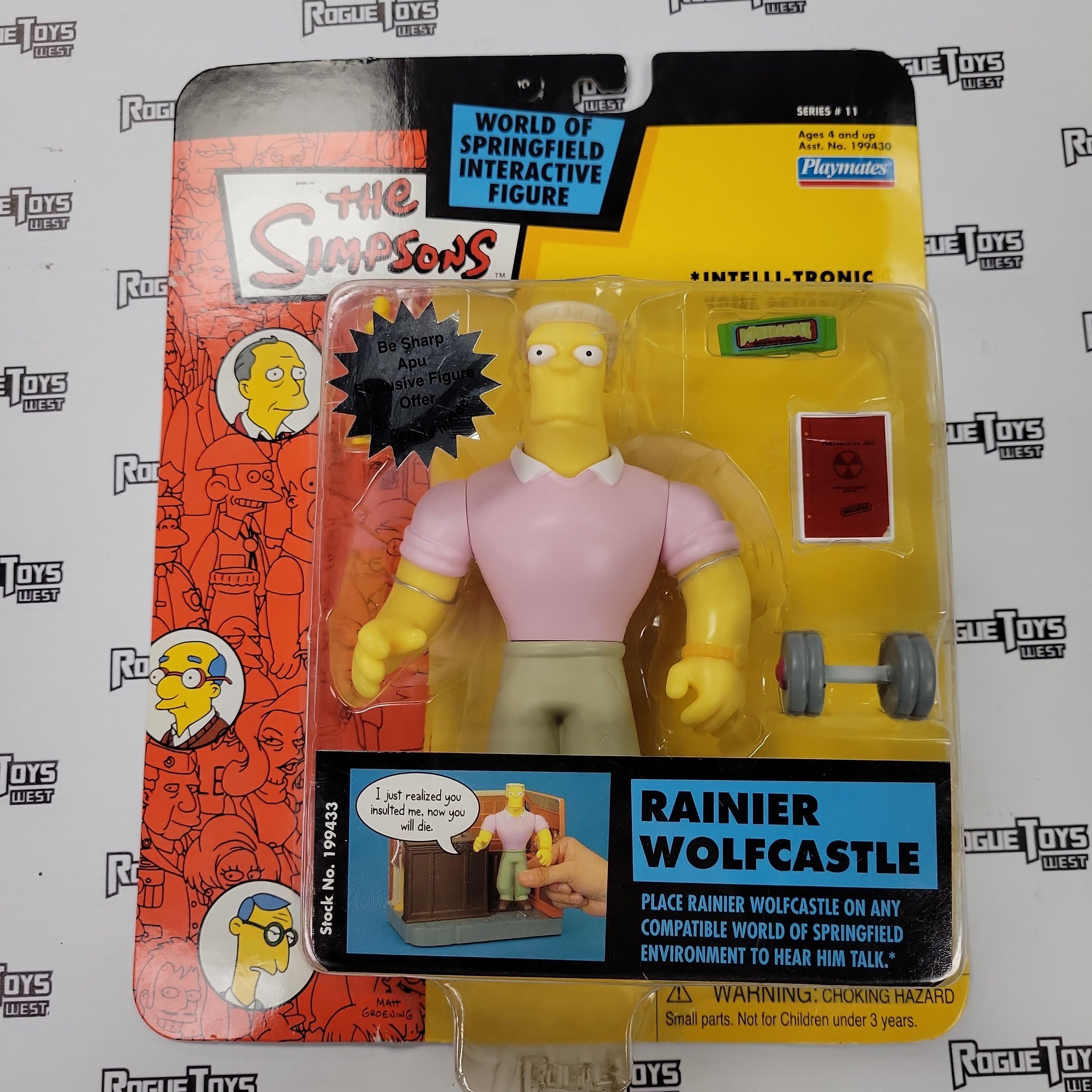 PLAYMATES The Simpsons Series 11, Rainier Wolfcastle - Rogue Toys