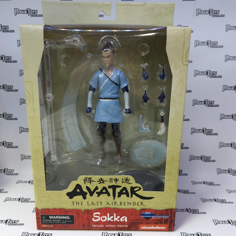 Diamond Select Toys Avatar The Last Airbender Sokka Deluxe Action Figure