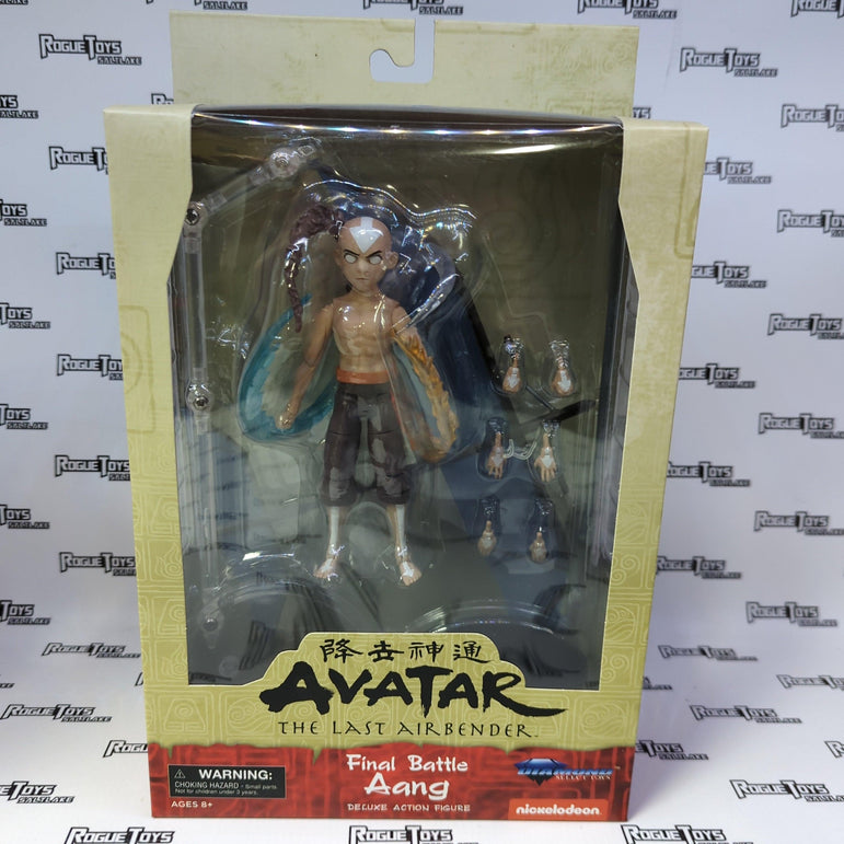 Diamond Select Toys Avatar The Last Airbender Final Battle Aang Deluxe Action Figure