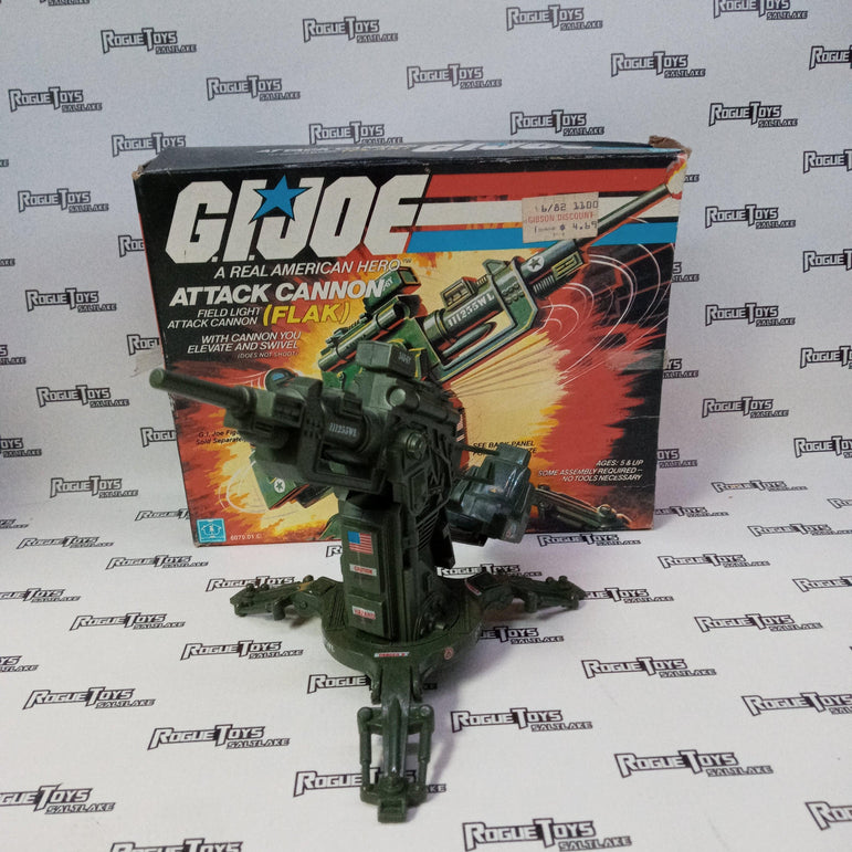 Hasbro Vintage G.I. Joe FLAK Cannon w/Box