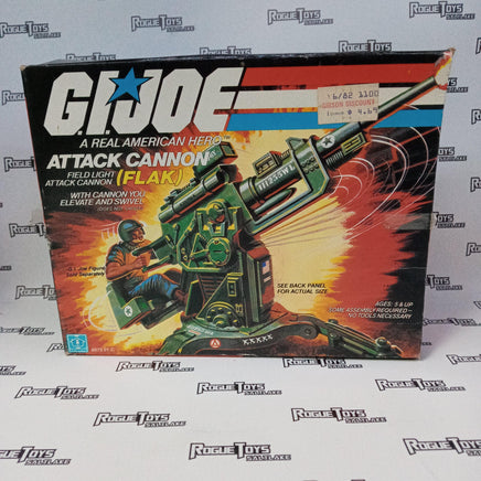 Hasbro Vintage G.I. Joe FLAK Cannon w/Box - Rogue Toys
