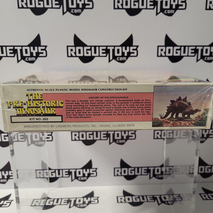 LINDBERG Stegosaurus Authentic Scale Plastic Model 1979 (Kit No. 263) - Rogue Toys