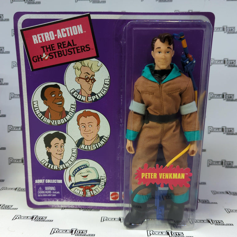 Mattel Retro-Action The Real Ghostbusters Peter Venkman
