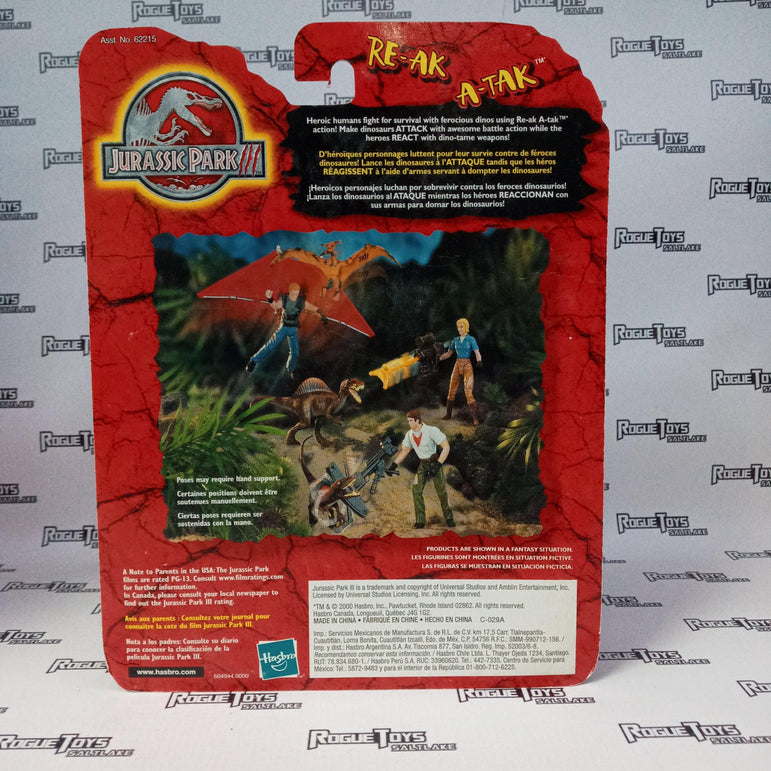 Hasbro Vintage Jurassic Park 3 Amanda Kirby & Spinosaurus - Rogue Toys