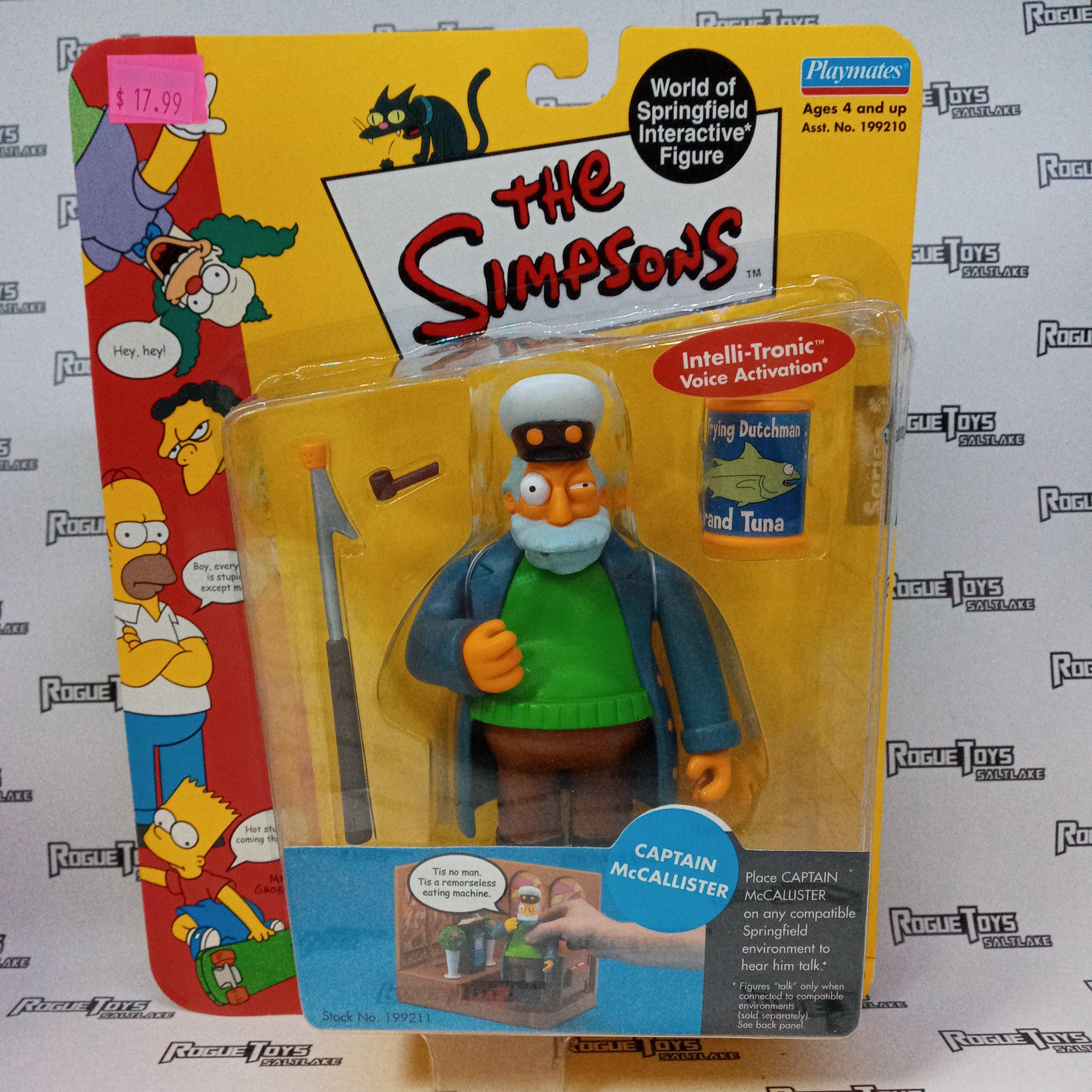 Playmates The Simpsons Series 5 Captain McCallister - Rogue Toys