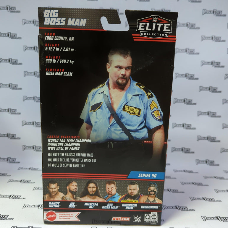 Mattel WWE Elite Collection Series 90 Big Boss Man - Rogue Toys