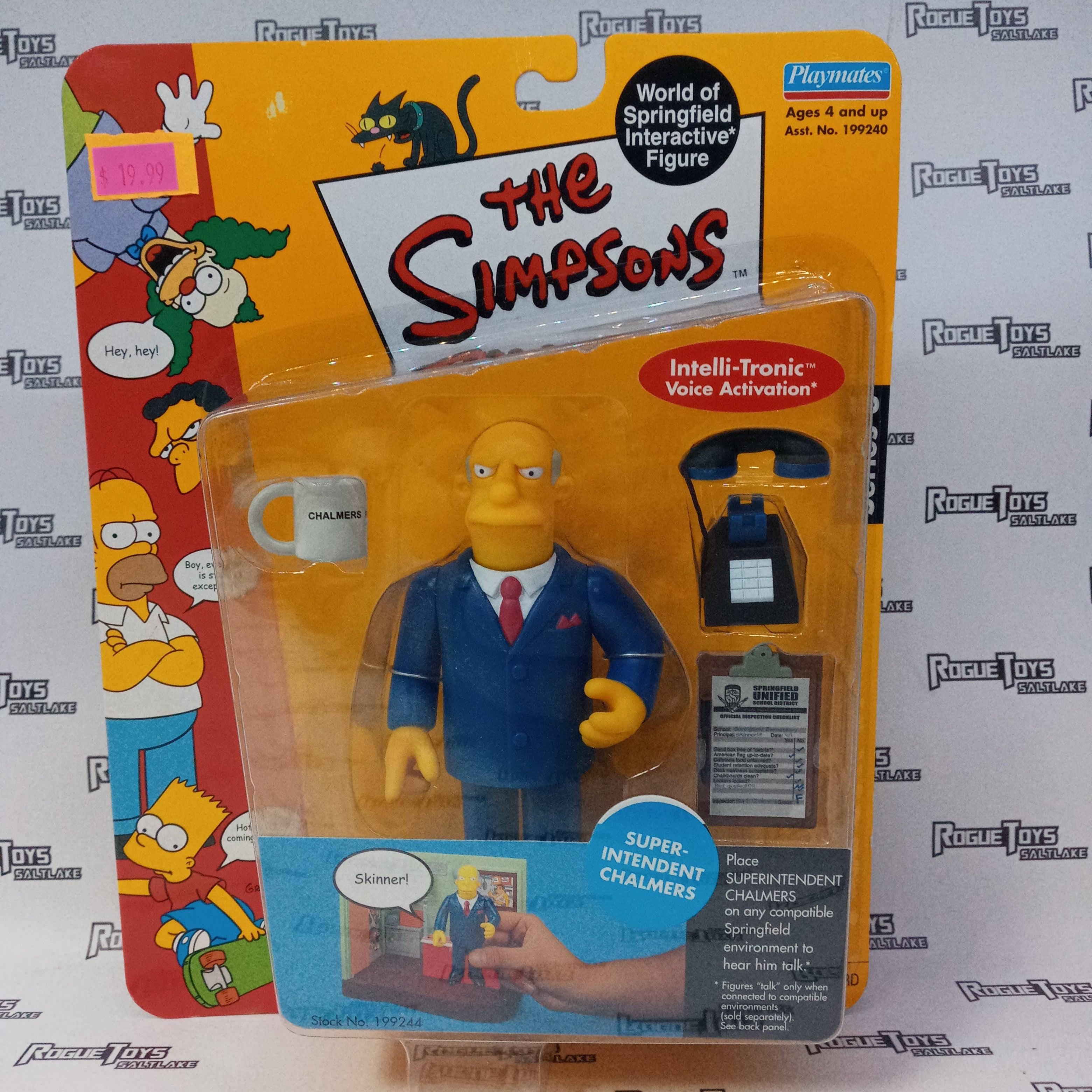 Playmates The Simpsons Series 8 Super-Intendent Chalmers - Rogue Toys