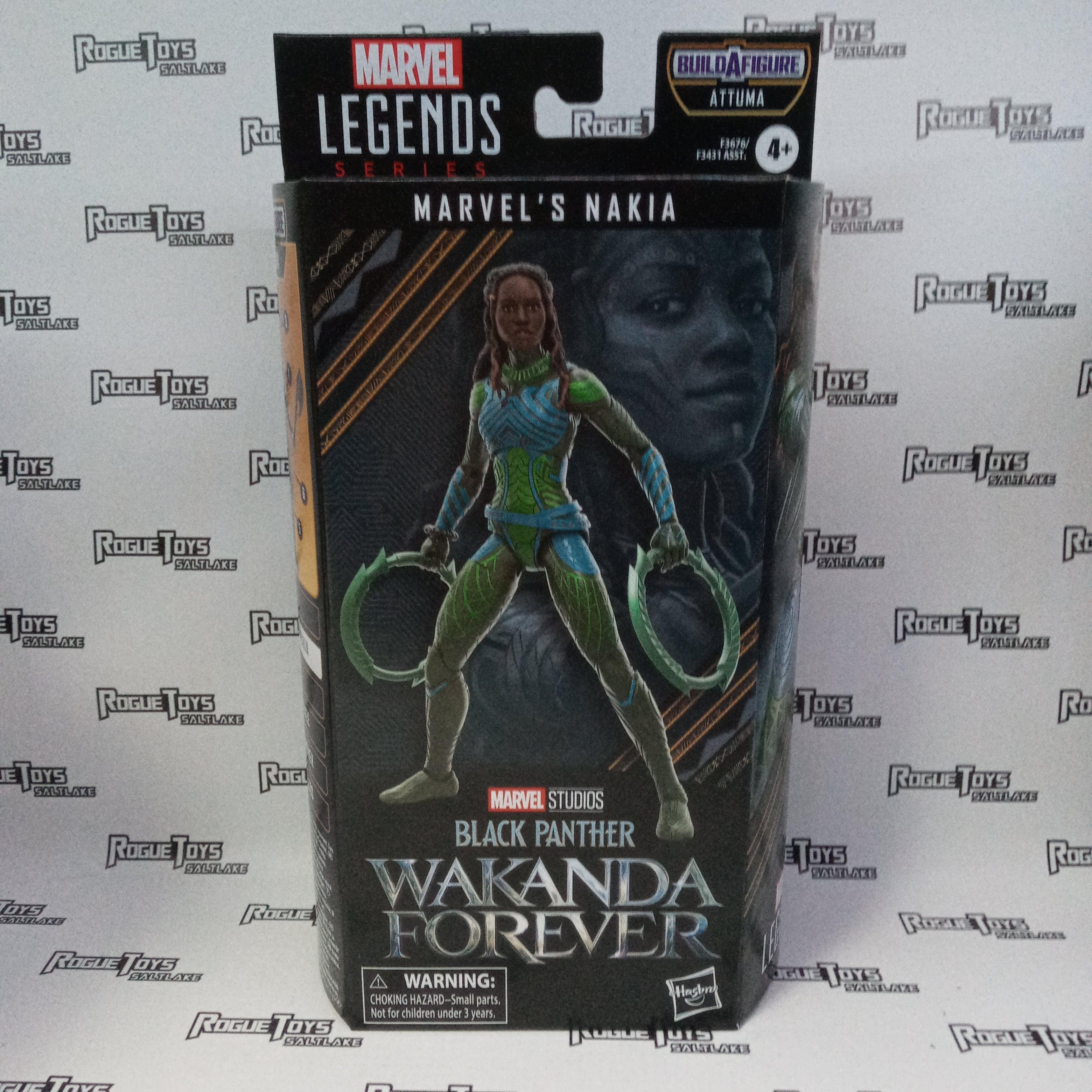 Hasbro Marvel Legends Series Black Panther Wakanda Forever Nakia (Attuma BAF) - Rogue Toys