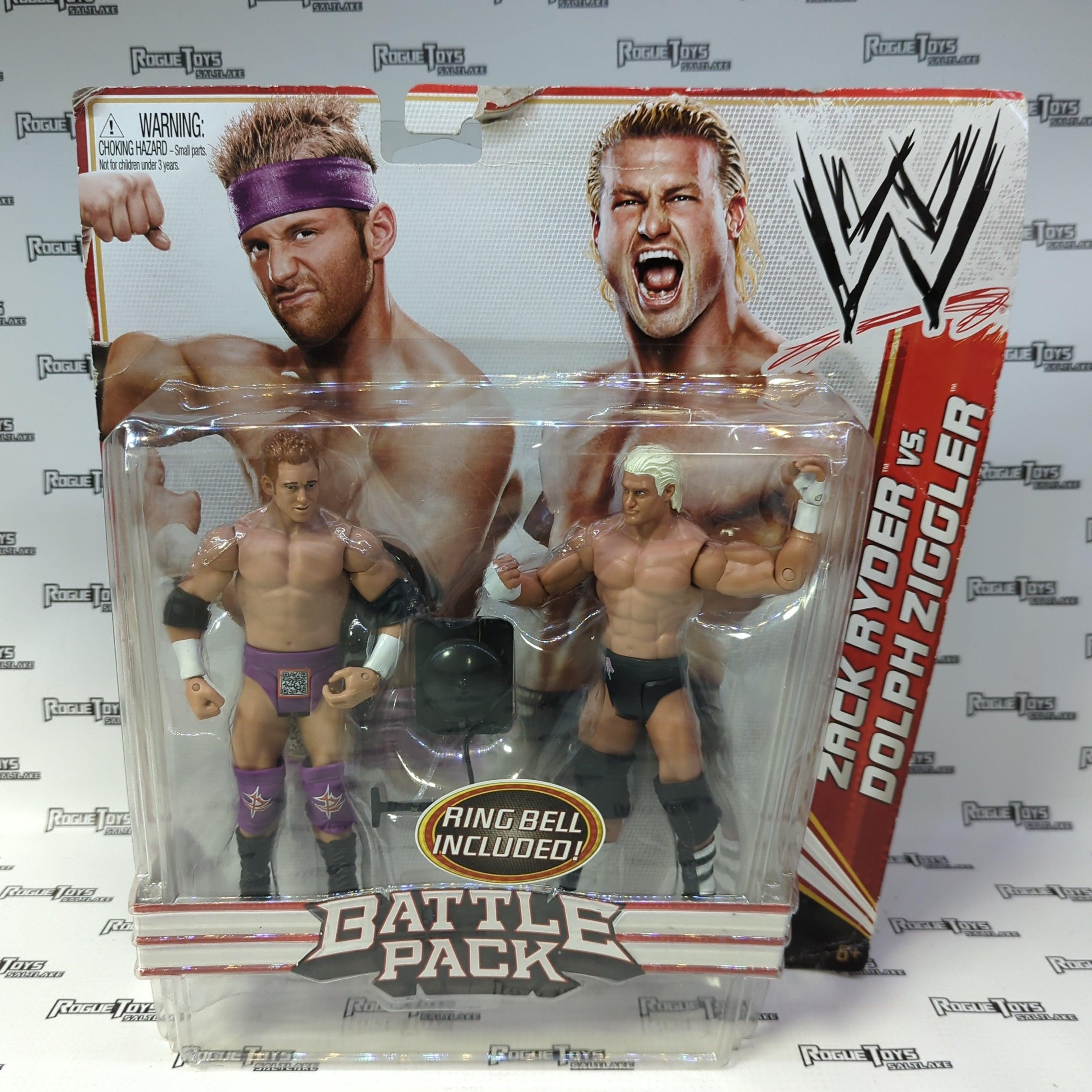 Mattel WWE Battle Pack Zack Ryder vs Dolph Ziggler - Rogue Toys