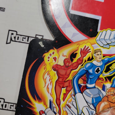 (BOX WEAR) HASBRO Retro Marvel Legends, The Human Torch (Fantastic Four) - Rogue Toys