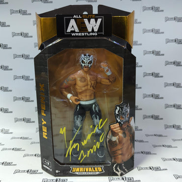 Jazwares AEW Unrivaled Collection Series 2 SIGNED Rey Fenix