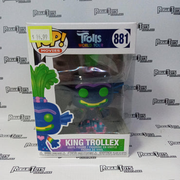 Funko Pop! Movies Trolls World Tour King Trollex #881 - Rogue Toys