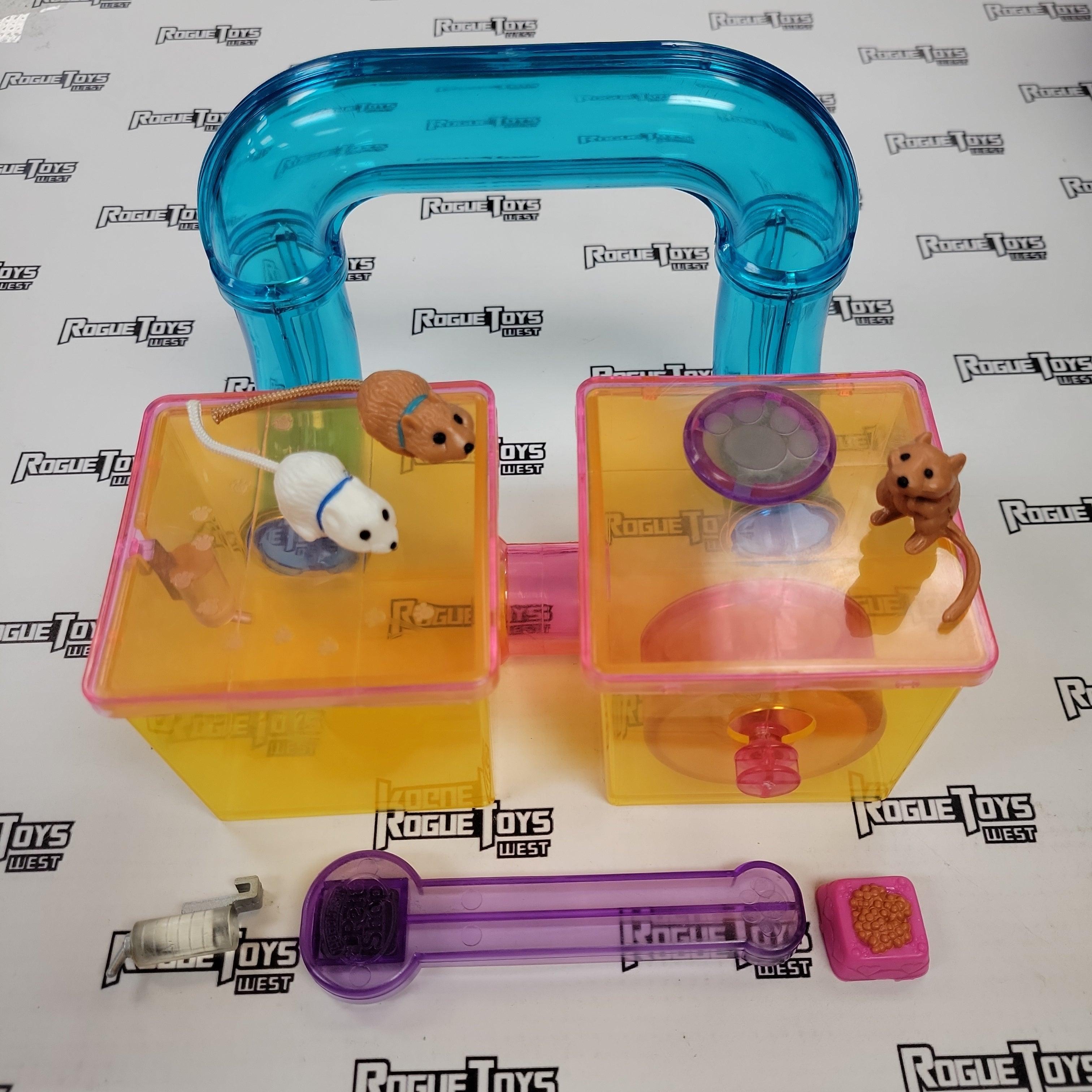 KENNER 1992 Littlest Pet Shop, Jogging Gerbils with Gerbitrail Playset (Nearly Complete)