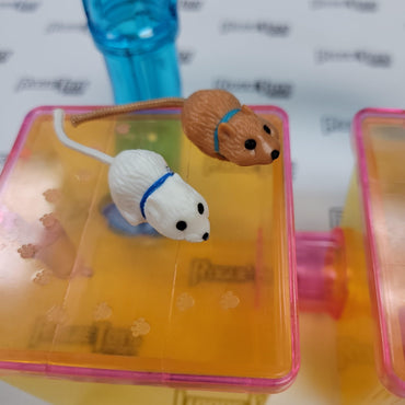 KENNER 1992 Littlest Pet Shop, Jogging Gerbils with Gerbitrail Playset (Nearly Complete)