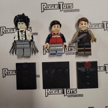 LEGO Minifig Bundle 1R - "Strange Things Afoot" feat. Edward Scissorhands, Will Byers (Stranger Things), & Dexter Morgan - Rogue Toys