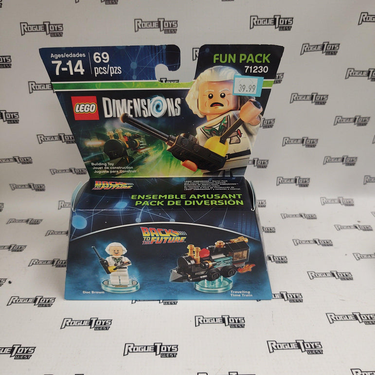 Lego Dimensions Fun Pack 71230 Doc Brown Time Traveling Train - Rogue Toys