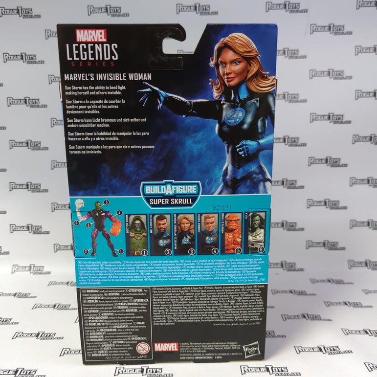 Hasbro Marvel Legends Fantastic Four Invisible Woman (Super Skrull BAF Wave) - Rogue Toys