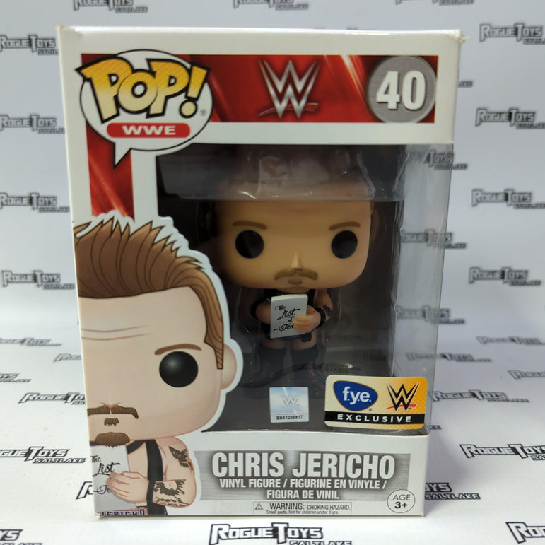 Funko POP! WWE Chris Jericho (FYE Exclusive) 40 - Rogue Toys