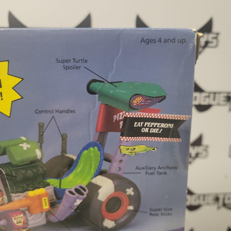 PLAYMATES (1990) Teenage Mutant Ninja Turtles, Sewer Dragster - Rogue Toys