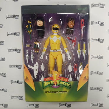 SUPER 7 Ultimates Mighty Morphin Power Rangers Yellow Ranger - Rogue Toys