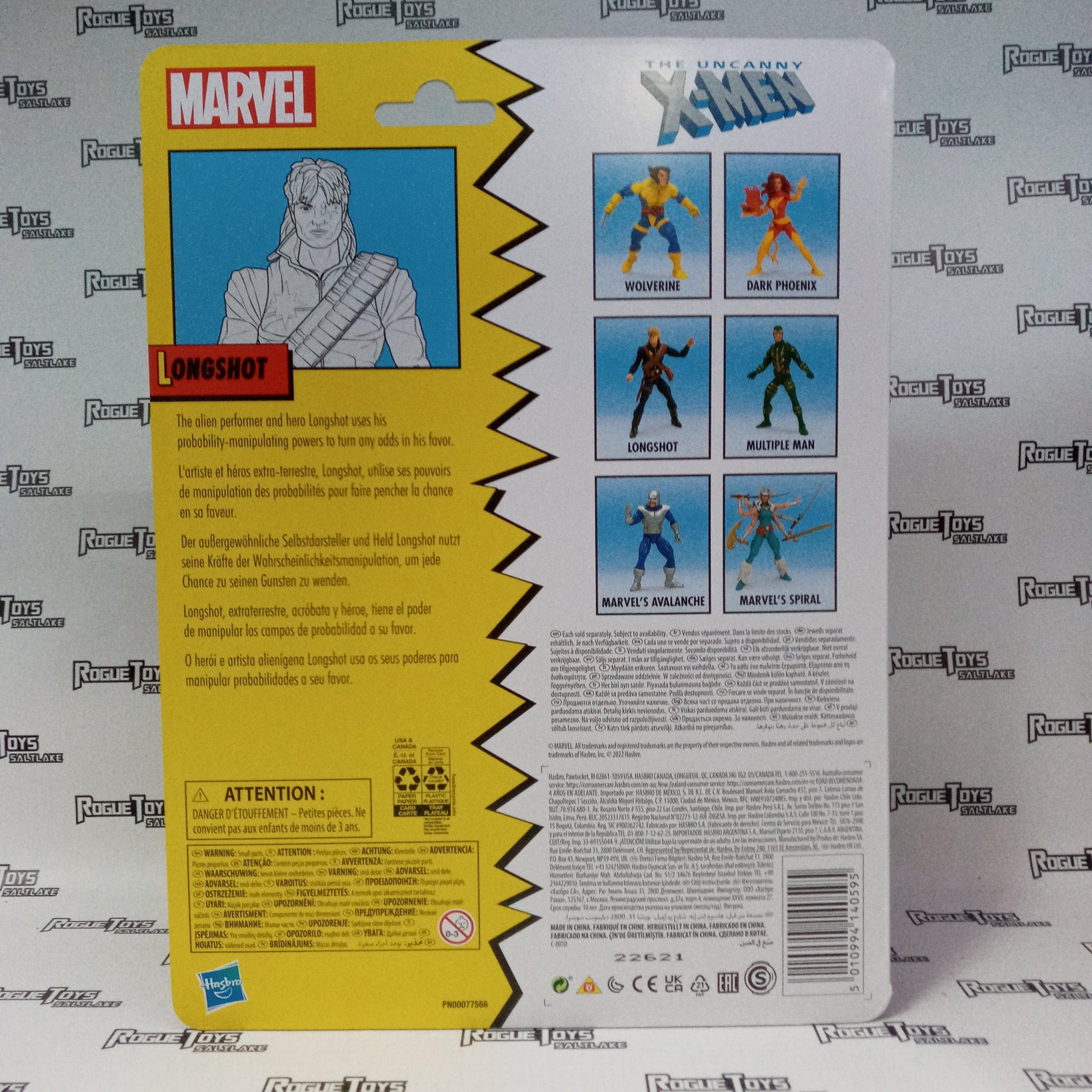 MARVEL LEGENDS SERIES - Longshot - The Uncanny X-Men Retro Packaging MARVEL LEGENDS SERIES - Longshot - The Uncanny X-Men Retro Packaging