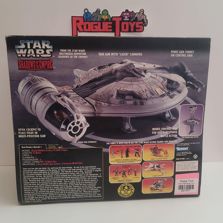 Hasbro Star Wars shadows of the empire dash rendars outrider - Rogue Toys