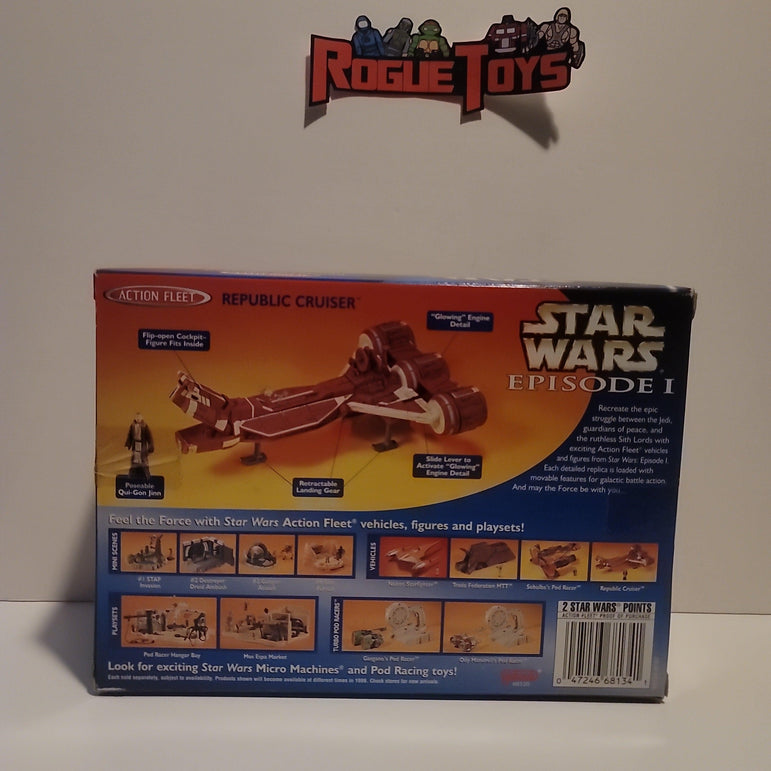 Galoob Star Wars Micro Machines action fleet Republic Cruiser - Rogue Toys