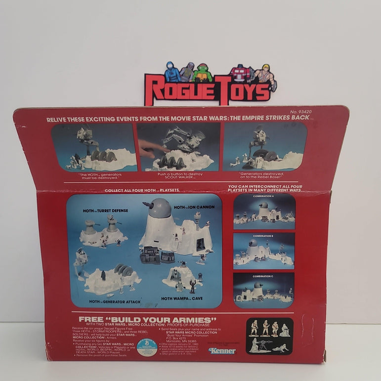 Kenner Star Wars Micro Collection cost generator attack action playset - Rogue Toys