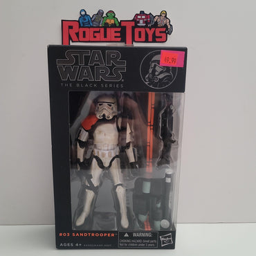 Hasbro Star Wars the Black series 03 sandtrooper - Rogue Toys