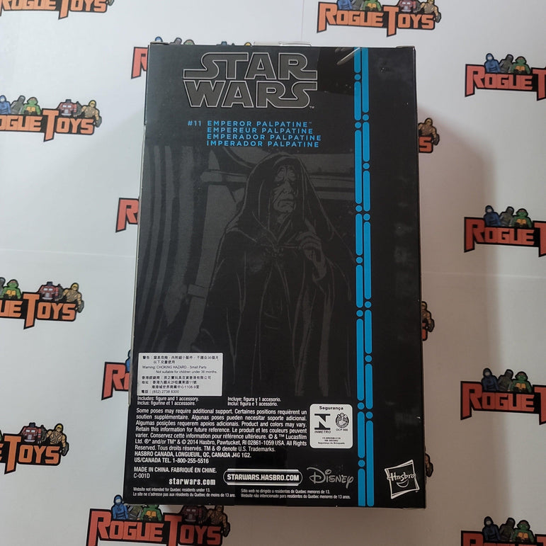 HASBRO Star Wars the Black Series #11 emperor palpatine - Rogue Toys